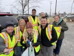 WK employees cleaning up the highway 